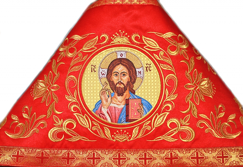 Иерейское облачение Красное с вышивкой ПАРЧА ― Церковные облачения - Швейная мастерская Марья-Искусница